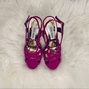 Steve Madden | “Makel” Raspberry Suede Heels